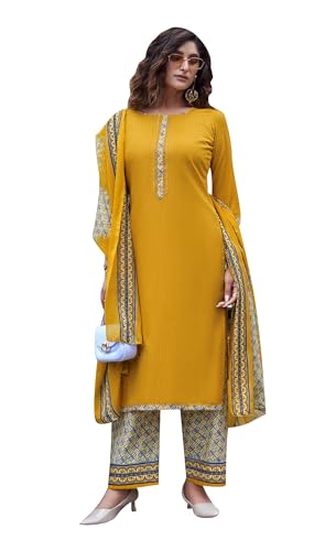Ladyline Completo casual in semi-cotone stampato Salwar Kameez in Karachi
