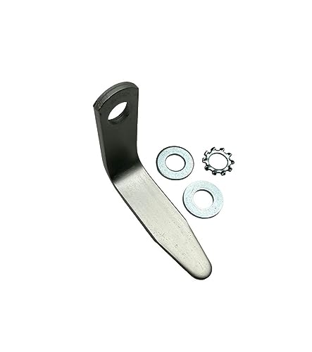 Zeluga 10-166 1/4in. L-Shaped Rafter Hook for Nail Guns with 1/4in. NPT Air Fitting with Teeth Washer and Flat washers