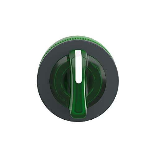 Cabeza sel.flush lum.verde sélecteur encastrable robuste 3 pos