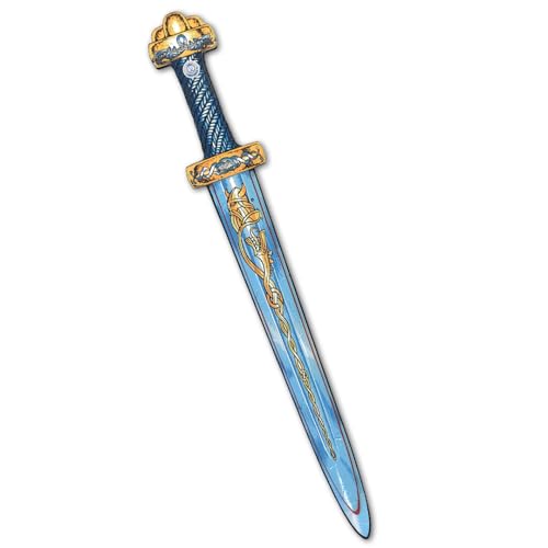 Liontouch - Épée Viking, Bleue | Enfants de 3+ Ans | Jouet Médiéval en Mousse du Chef Harald pour Guerriers et Jeux de Berserker | Arme sûre et Accessoire...