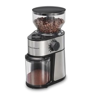 Hamilton Beach Electric Burr Coffee Grinder with Large 16 oz. Hopper