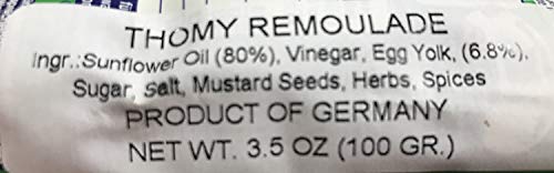 Thomy Delikatess Remoulade in a Tube - 100 ml (Pack of 2)