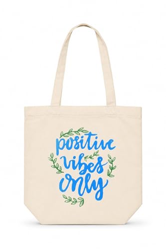 Image of Canvas Tote Bag for Women with Zipper