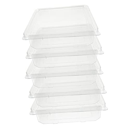 Luxshiny 5pcs Knitted Hat Storage Box Organizer Container for Beanies Beanies Hat Case Hats Storage Baseball Cap Hat Box