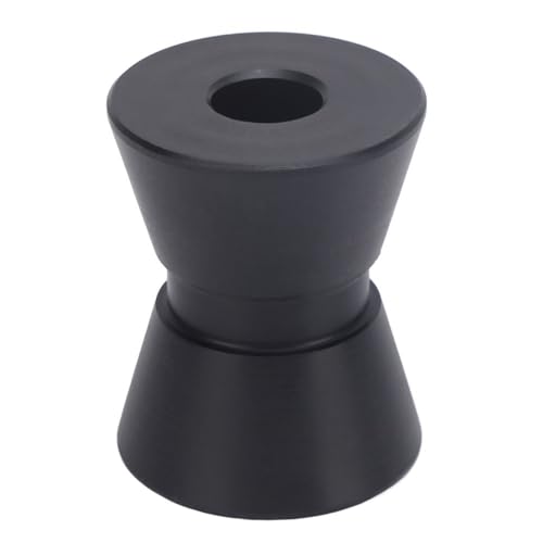 Chiffonade Black Bow Roller Boats Yachts Trailers Shock Proof Boat Nylon Trailer Roller for Boat Yacht Application(40 * 49mm)