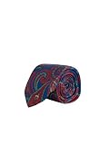 SILBON Corbata Estampado Cachemir Azul Para Hombre