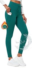 Pine Green Fleece Lined Leggings