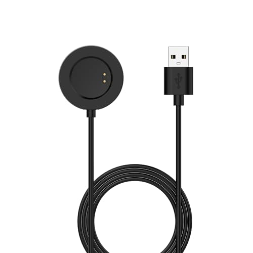 Compatible for Skg V9 Smart Watch Charger, 3.3FT USB Charging Cable Magnetic Charger Dock for Skg V9 Smartwatch (Black)