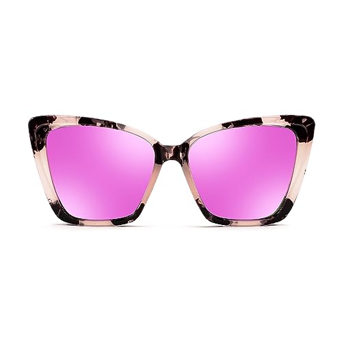 FEISEDY Trendy Polarized Women Sunglasses, Retro Womens Square Cat Eye Sun Glasses B41344