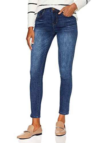 Democracy Womens Absolution High Rise Ankle Jeans, Blue, 14 Us #TOP1