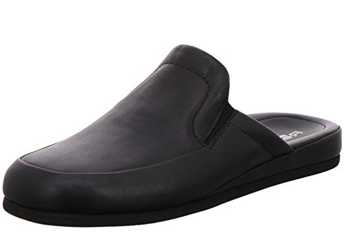 Rohde Varberg G1/2 chaussons homme noir lisse pour soulager les pieds fatigués