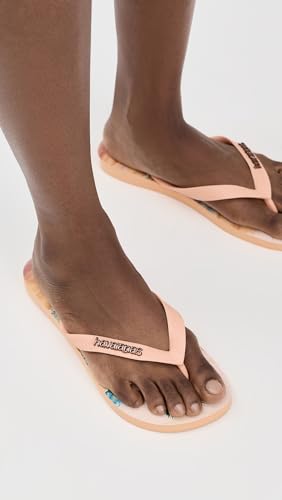 Image of Havaianas Women's Slim Logo Metallic Flip Flops