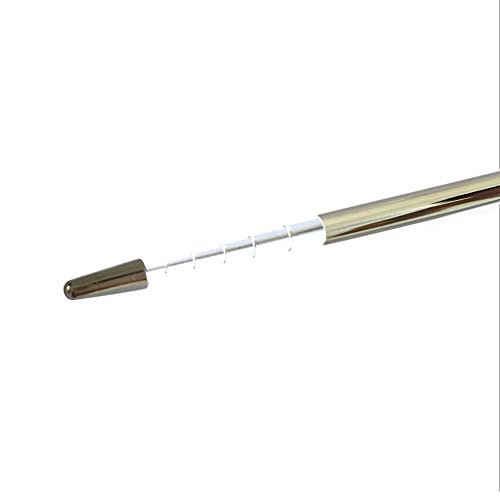 Telescopic Teachers Pointer,Teaching Pointer Stick For Classroom,Metal Hand Retractable Pointer Extended Length 25Inch, Handheld Presenter Whiteboard Pointer (Silver) #TOP4