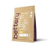 Bettery For a Better Plant Protein (2 kg) - Proteína vegana en polvo para la regeneración y recuperación muscular con aminoácidos y BCAA - Vainilla
