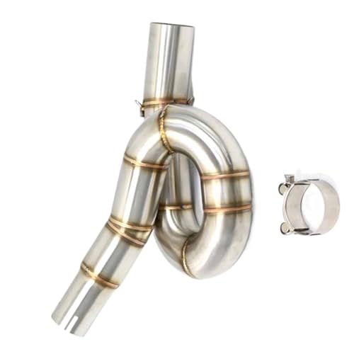 Raccord d'échappement 51mm Benelli anti-fuite en acier inox pour BN302