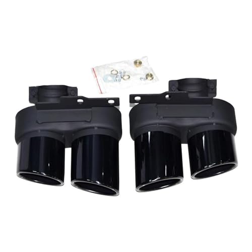 Cola de escape para Audi A6 C8 2018 que evita la oxidación con acero negro estilo S6