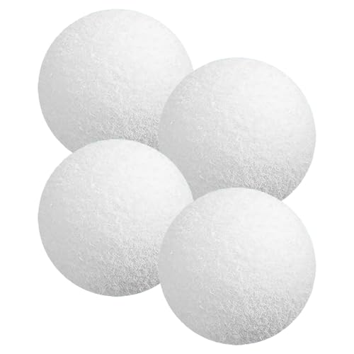 ASIJUNTYECHO Scum Balls for Spas Hot Tub Pool Sponge Oil Absorber Ball Reusable Washable Scum Remover Swimming Pool Accessories 4 Pack