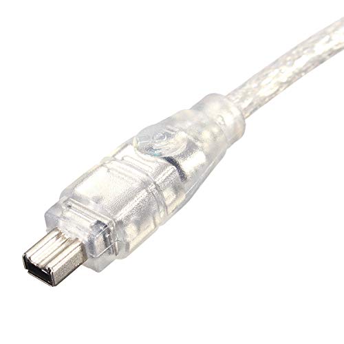 cablecc USB-Stecker auf Firewire IEEE 1394 4-poliger iLink-Stecker, Adapterkabel für Sony DCR-TRV75E DV