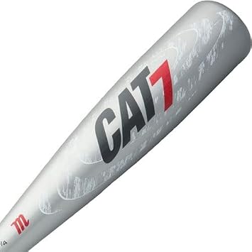 Marucci CAT7 シルバー -10 USSSA シニアリーグ野球バット 2 3/4インチ バレル 28インチ/18オンス
