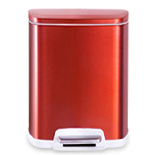 Metal Kitchen Bin Pedal Bin Kitchen Small Bathroom Bin With Lid Square Bin Home, Kitchen And Garden