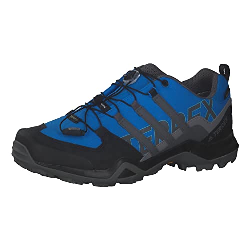 adidas Homme Terrex Swift R2 GORE-TEX Hiking Shoes, Blue Rush / Grey Four / Core Black, 42 2/3 EU