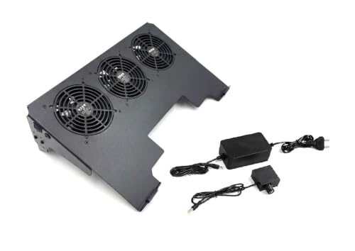 Image of Fourdot Industrial High Speed Laptop Cooling Pad for Gaming Laptops (Dodger-S for 17.3inch Laptop)