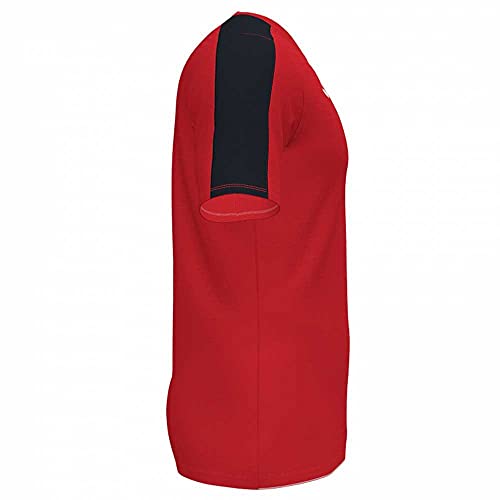 Joma 8XS-7XS T-Shirt à Manches Courtes Academy, Unisexe-Adulte, Rouge Noir