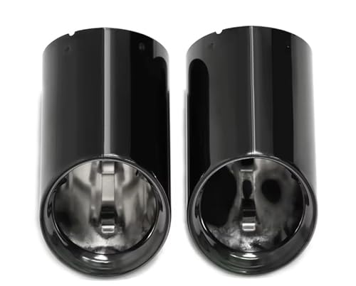 Buse de silencieux d'échappement noire pour BMW G20 G21 320i 330i embout de tuyau arrière 2 PCS