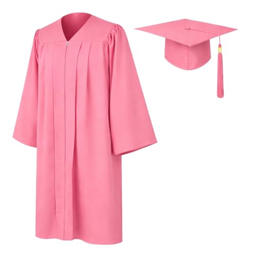 Image of Raj Costume Convocation Dress Graduation Gown and Cap Set for Kids & Adults Convocation Dress Academic Degree Ceremony Robe for School College Graduation Day Matte Polyester Pleated Convocation Gown