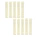 Pack of 200 pcs Candle Wick Stickers - Kare & Kind retail packaging (200 pcs, white)