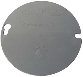 4 In. Plastic Ring Cover 1-Gang - Pack Of 6