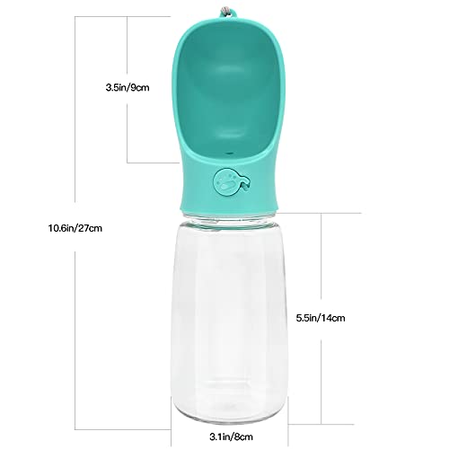 19oz Large Capacity Dog Water Bottle, Leak Proof Portable Dog Water Dispenser for Large Medium Small Lightweight Dog… - Image 3