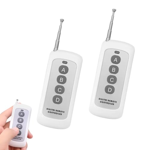 433.92 Mhz Cloning Remote Control Keychain, extendable Antenna,500m Control Distance,Universal