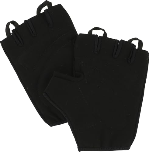 FISCHER Erwachsene Fahrradhandschuh, Sporthandschuh, Handschuh Classic S/M, schwarz, waschbar, mit Ausziehhilfe, gepolstert