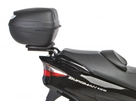 Bauletto SHAD SH26 26 Litri Per KYMCO PEOPLE S 300 - Per Casco Integrale, Con Sistema Press Lock, Nero, Incluso Kit Montaggio