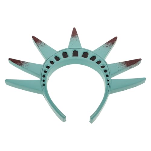 Tendycoco 23OU26D171811ICU9 Crown Statue Of Liberty Hair Hoops Headwear Headpiece Patriotic Day Hairbands Costume Accessories thumb #3