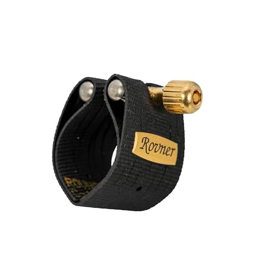 Rovner Ligature & Plastic Cap for Baritone Saxophone - MKIII Ligature for Hard Rubber Mouthpiece (C-3R)