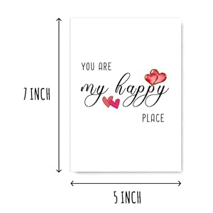 Oysterspearlyouaremyhappyplaceillustratedgreetingcardloveyouvalentinesdaycardanniversaryboyfriendgirlfriendhusbandwife Urban Country Home Decor Oysterspearl you are my happy place illustrated greeting card love you valentines day card anniversary boyfriend girlfriend husband wife urban country home decor