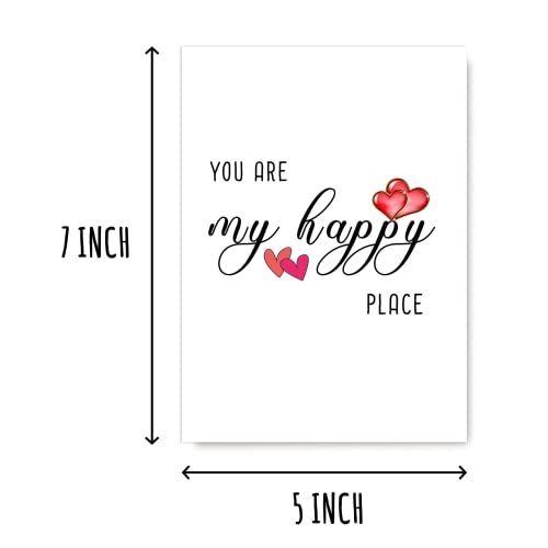 Oysterspearlyouaremyhappyplaceillustratedgreetingcardloveyouvalentinesdaycardanniversaryboyfriendgirlfriendhusbandwife Urban Country Home Decor Oysterspearl you are my happy place illustrated greeting card love you valentines day card anniversary boyfriend girlfriend husband wife urban country home decor