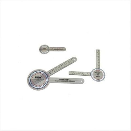Baseline® Goniometer, HiRes™, Kunststoff 360°-ISOM-Goniometer, Länge 31,75 cm