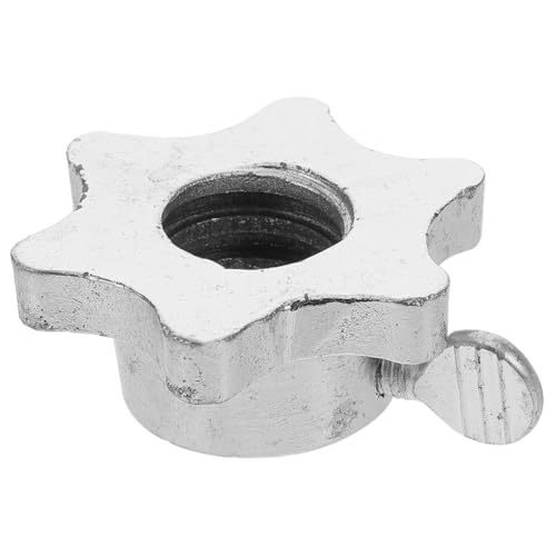 Hemoton 1 Set Skid Barbell Nuts Durable Dumbbell Replacement Collars for Secure Weight Locking Easy Installation for Home Gym Workouts Standard