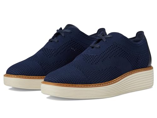 Cole Haan Cole Haan Womens Originalgrand Platform Stitchlite Oxfords, Navy Blazer, 7.5-B US