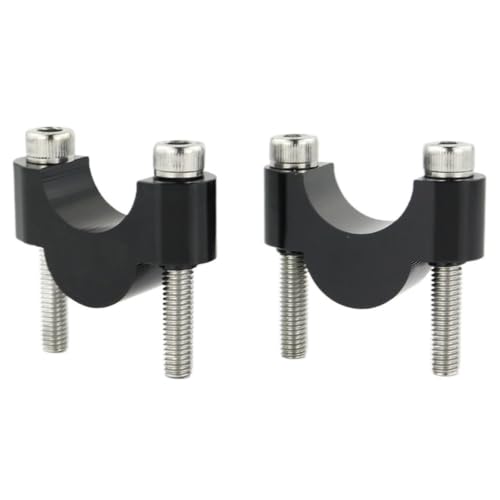 Rehausseurs de guidon 22 mm moto pontets noirs de guidon 7/8"