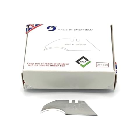 CCA Concave Trimming Knife Blades Pack of 100 Cover