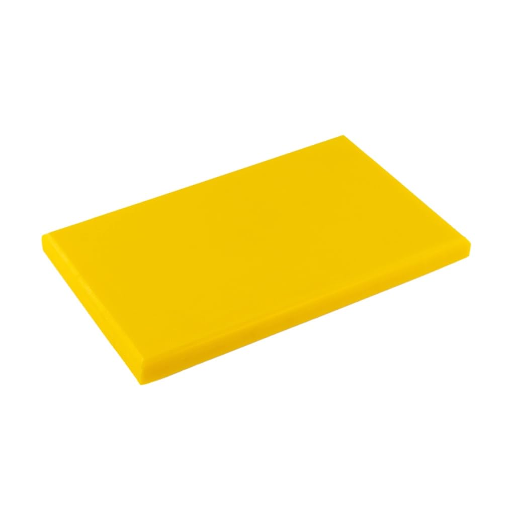 TOPATUPA Tabla Corte Polietileno 50x30x2cm Antideslizante (Amarillo)