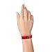 500 WristCo Over 21 Neon Red Tyvek Wristbands for Events - ¾” x 10” - Waterproof Recyclable Comfortable Tear Resistant Paper Bracelets Wrist Bands for Concerts Festivals Admission Party