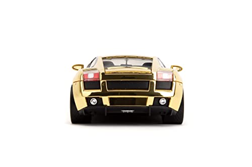 Image of Fast & Furious 1:24 Lamborghini Gallardo Gold Chrome Die-Cast Car, Toys for Kids and Adults