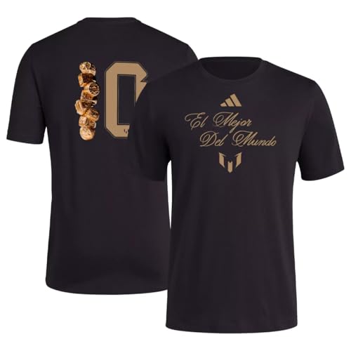 T-shirt foot homme adidas Messi coton El Mejor Del Mundo doux