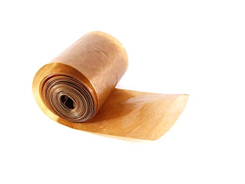 Collagen Casings Carcasa de proteína de 55 mm a 10 mts | Casings naturales | Rondas de colágeno de humo | Cajas de salchicha redondas de colágeno Cover