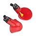 sansheng 24Pack Chicken Waterer Cups,Poultry Water Cups,Automatic Poultry Waterer for DIY Poultry Quail Duck Chicken Bird Drinker